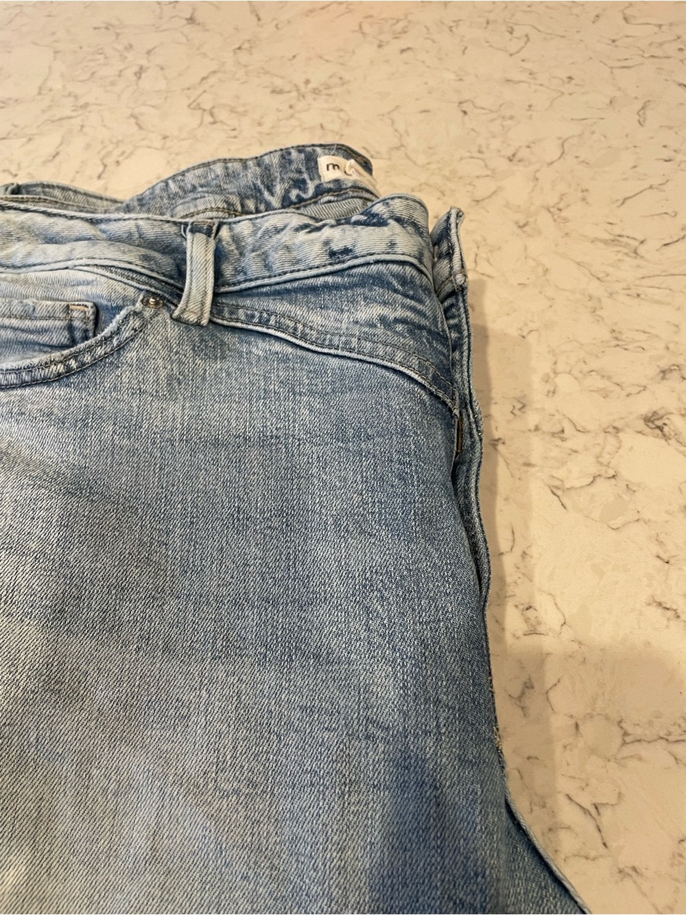 Maurices Light Wash High-Rise Straight Jeans